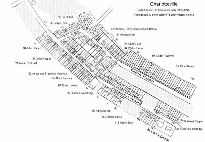 Map of Charlotteville